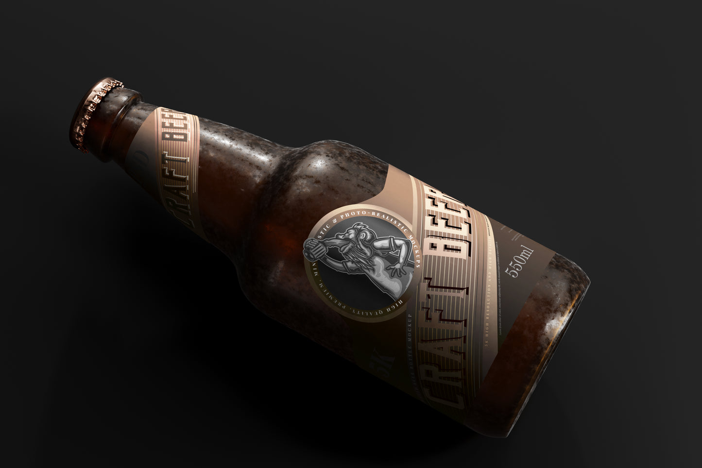 Cold Beer Bottle Mockups