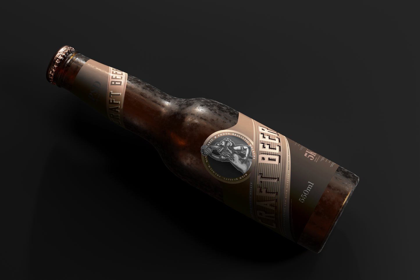 Cold Beer Bottle Mockups