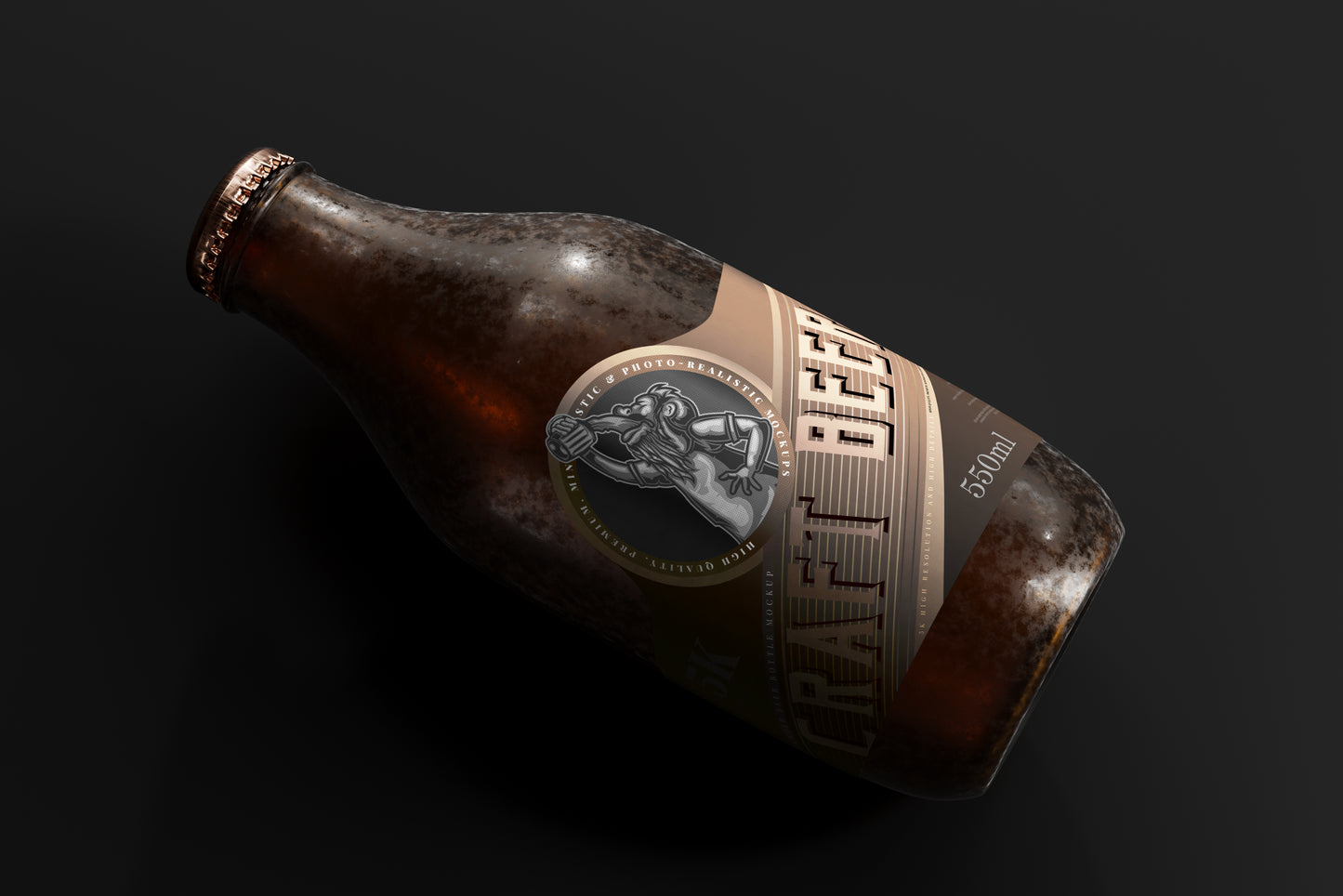 Cold Beer Bottle Mockups