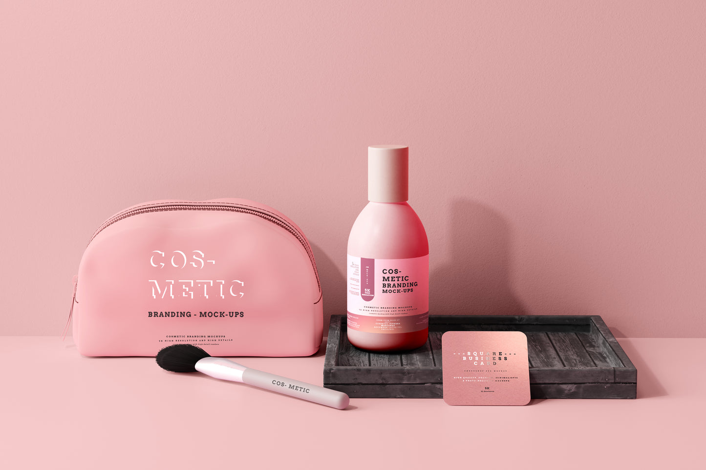 101 Cosmetic Branding Mockup Scenes