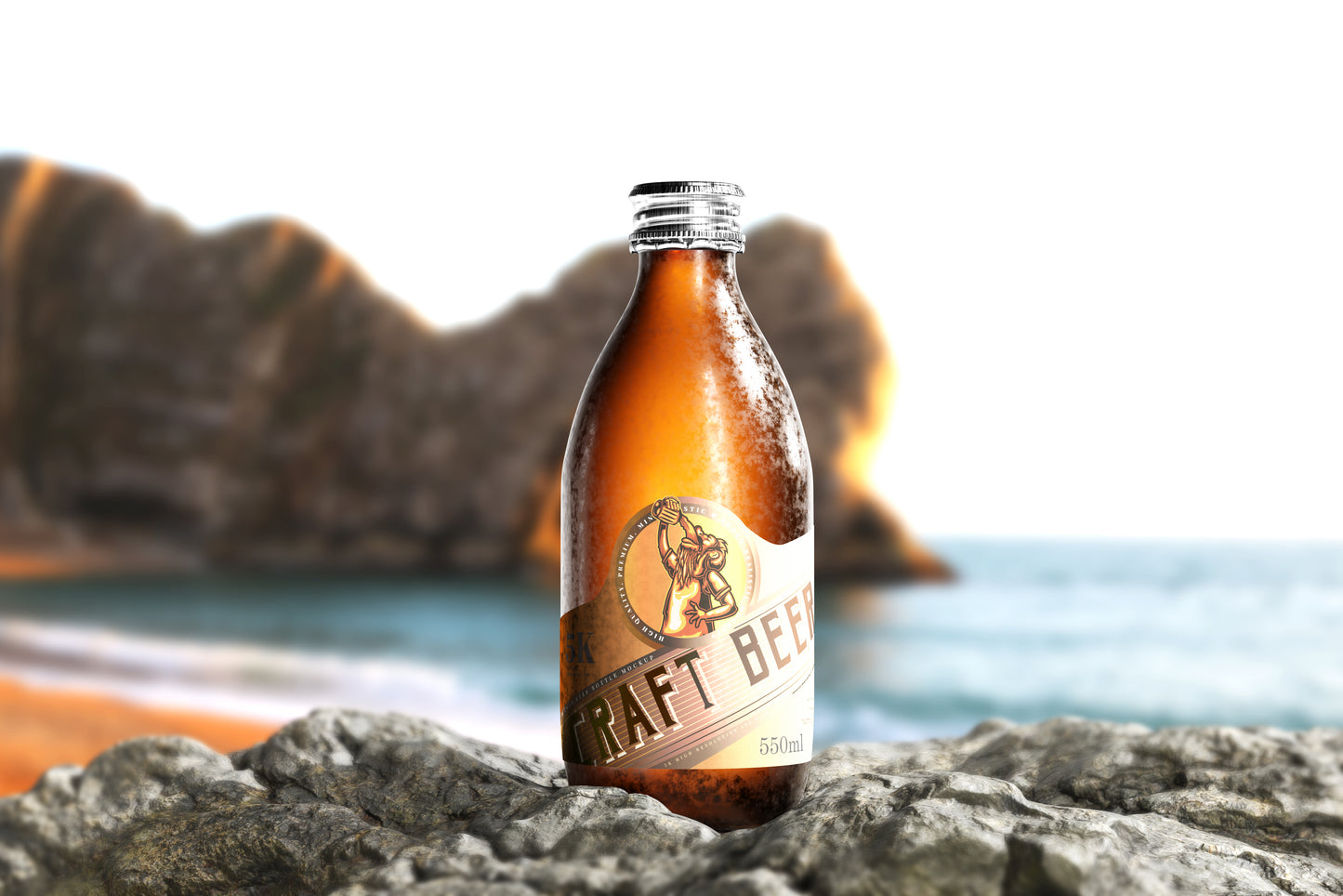 Cold Beer Bottle Mockups