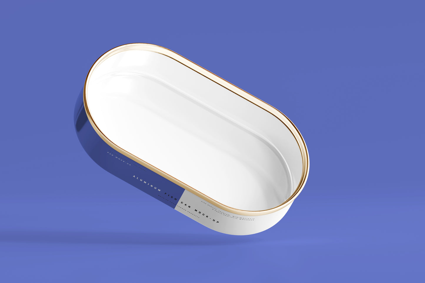 Aluminum Fish Can Mockup