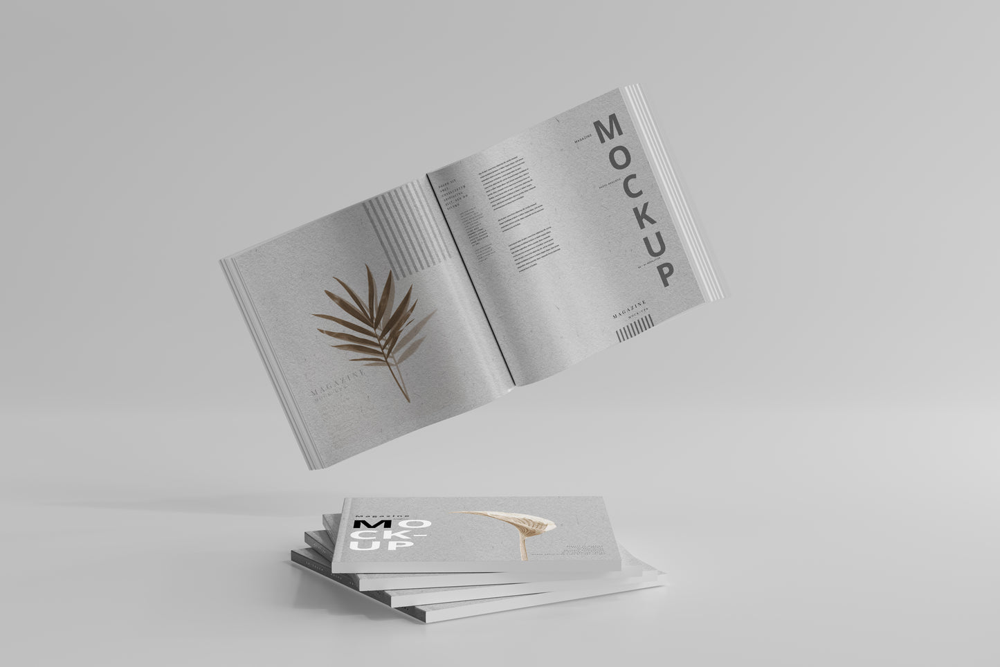 Square Magazine Mockups
