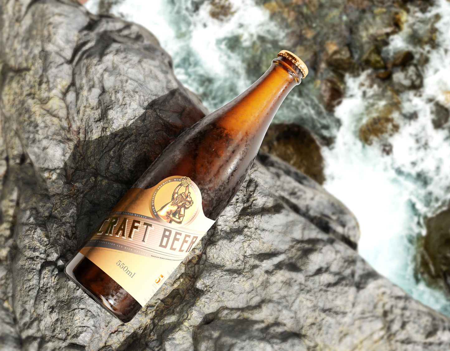 Cold Beer Bottle Mockups