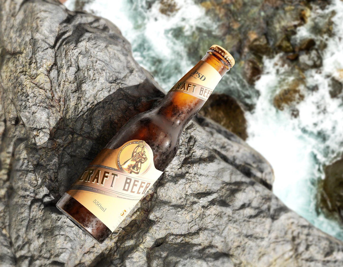 Cold Beer Bottle Mockups