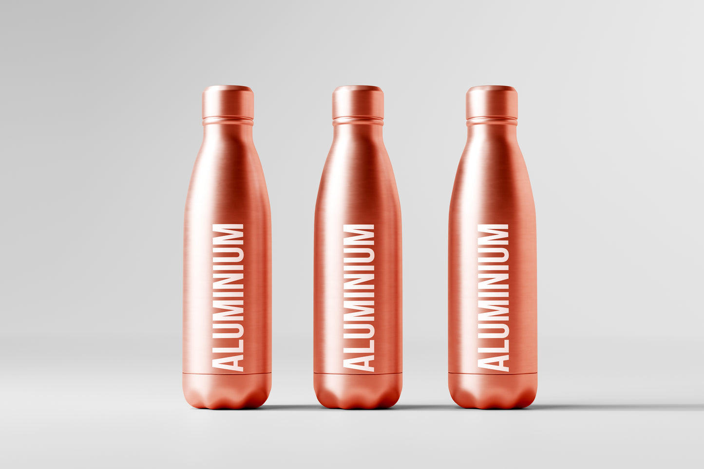 Aluminum Water Bottle Mockups