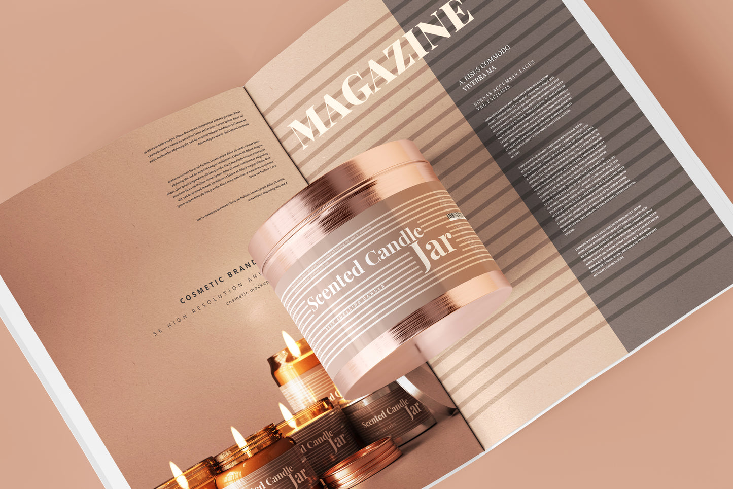 Aluminum Candle Jar Mockups