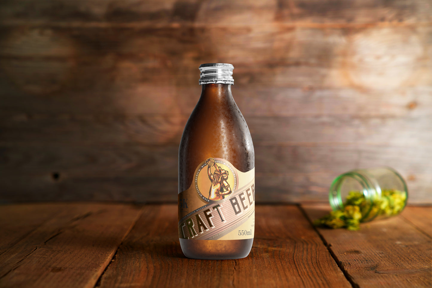 Cold Beer Bottle Mockups