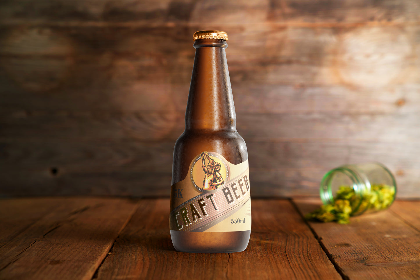 Cold Beer Bottle Mockups