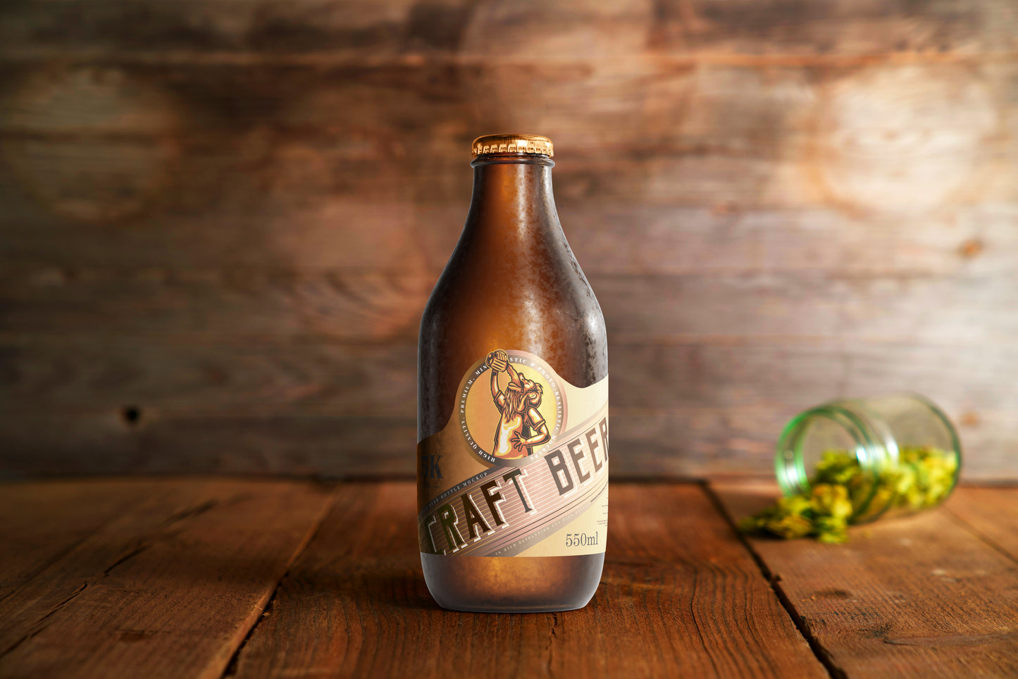 Cold Beer Bottle Mockups