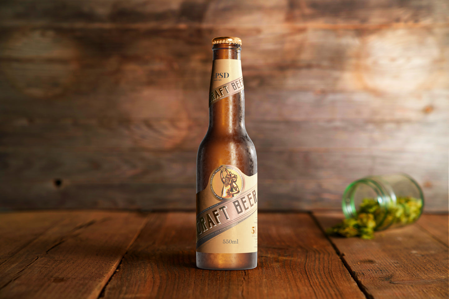 Cold Beer Bottle Mockups