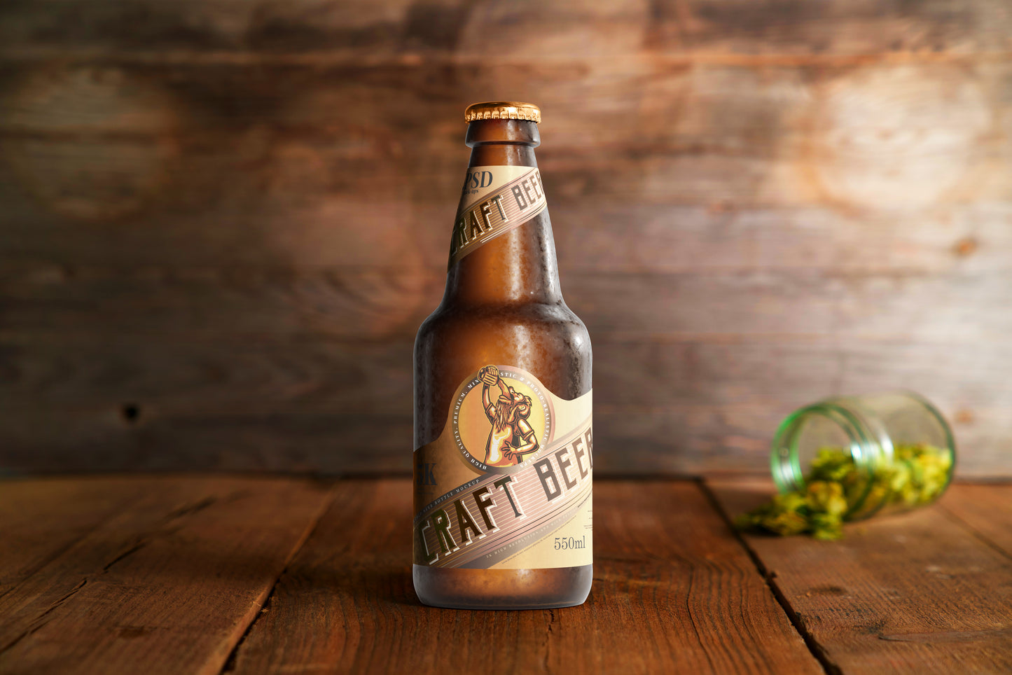 Cold Beer Bottle Mockups