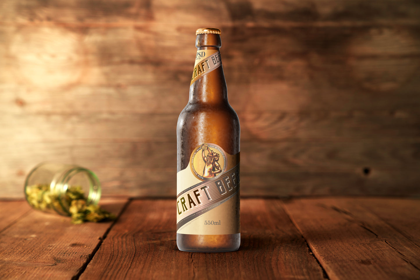 Cold Beer Bottle Mockups