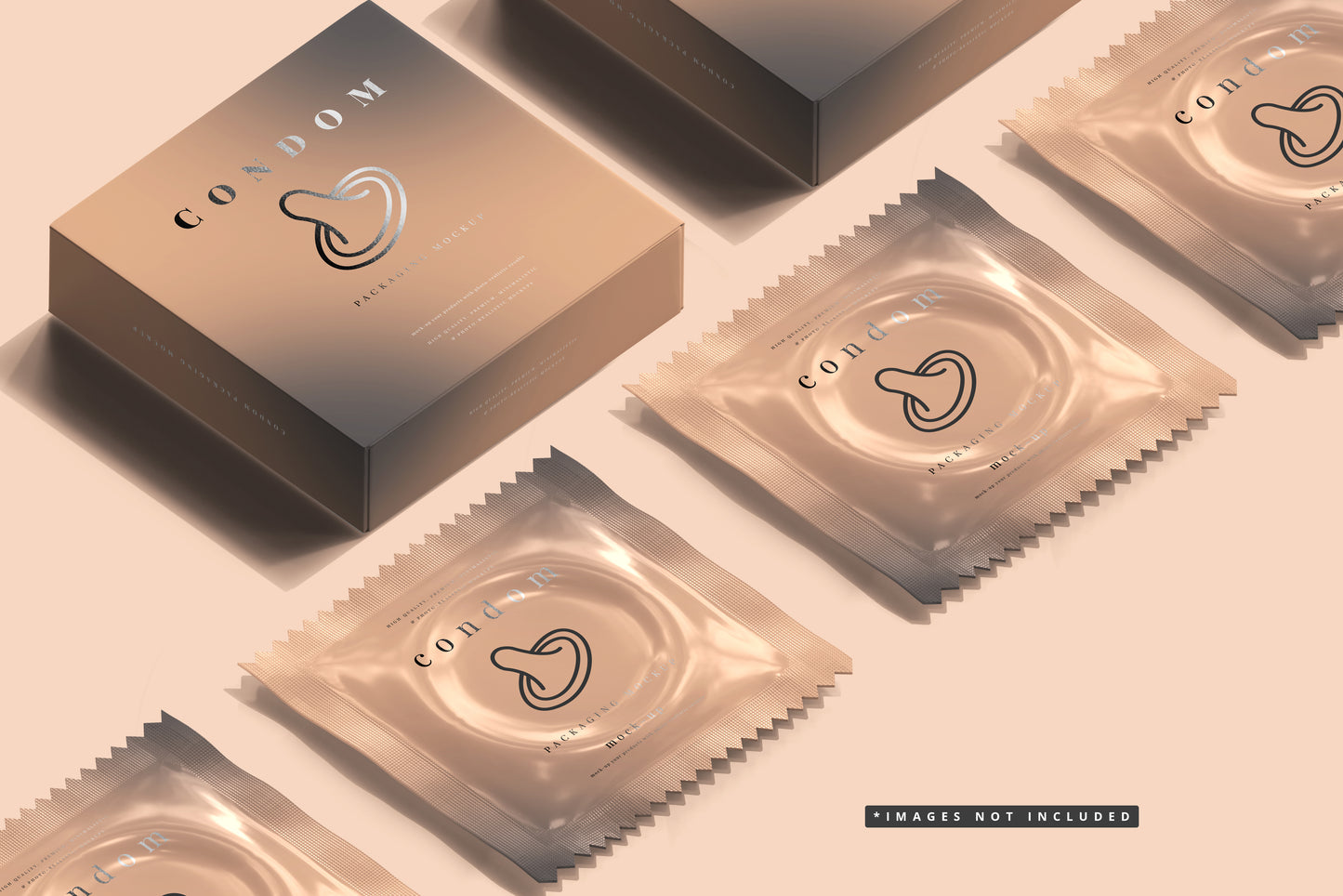 Condom Packaging Mock-up