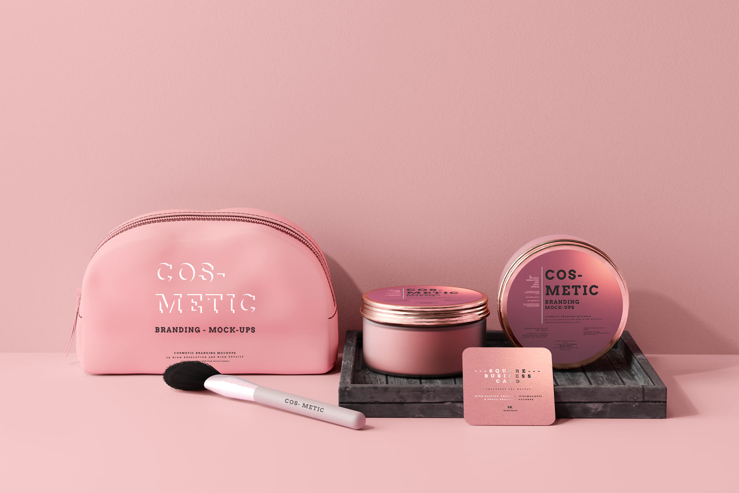 101 Cosmetic Branding Mockup Scenes