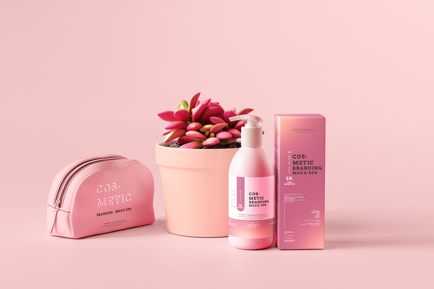 101 Cosmetic Branding Mockup Scenes