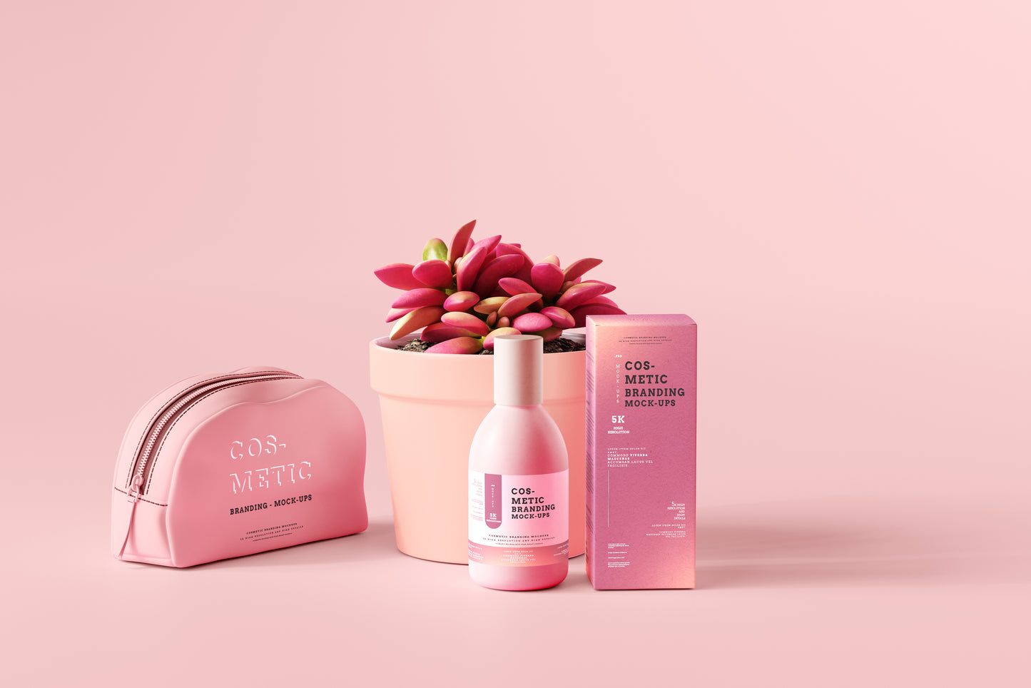 101 Cosmetic Branding Mockup Scenes