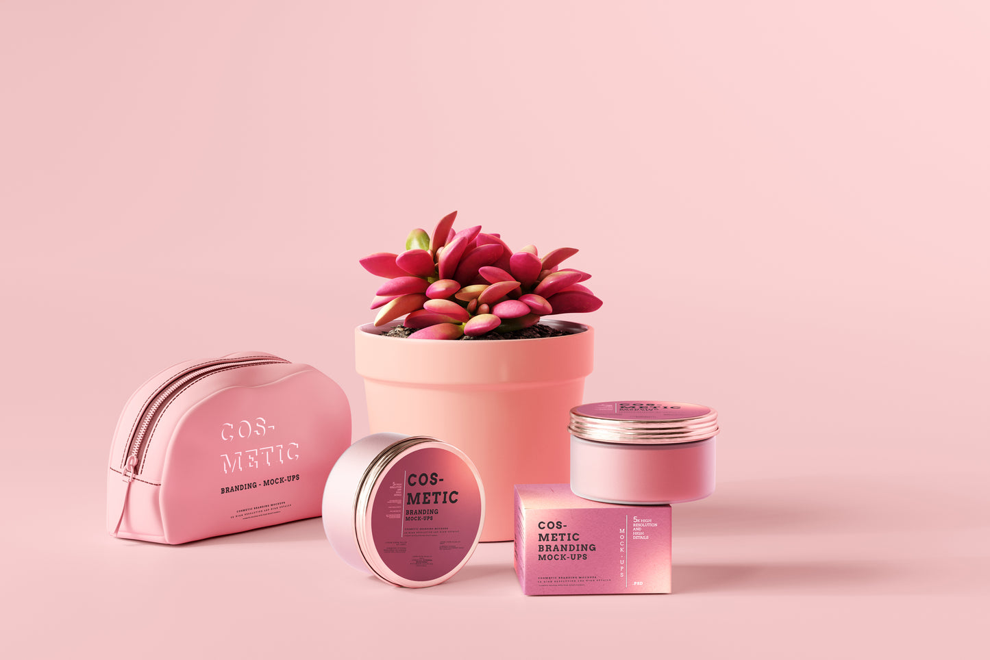 101 Cosmetic Branding Mockup Scenes