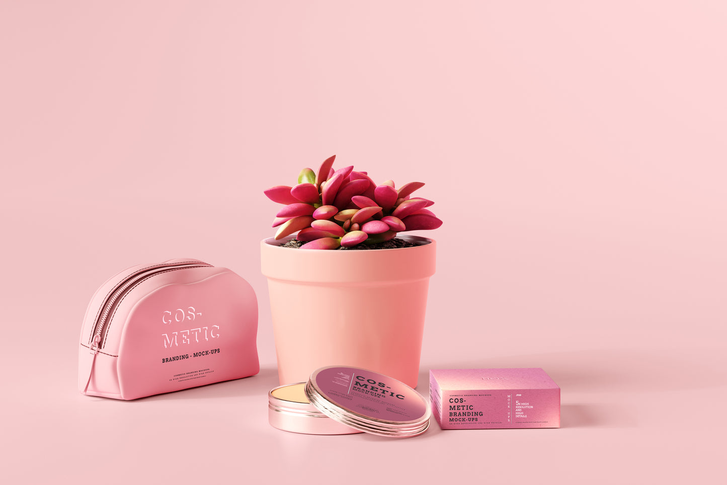 101 Cosmetic Branding Mockup Scenes