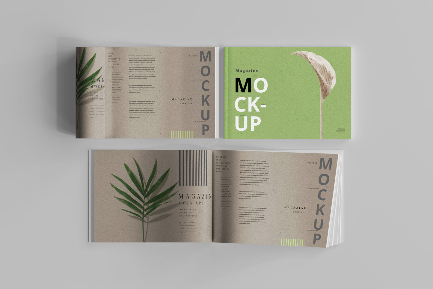 Landscape Magazine Mockups