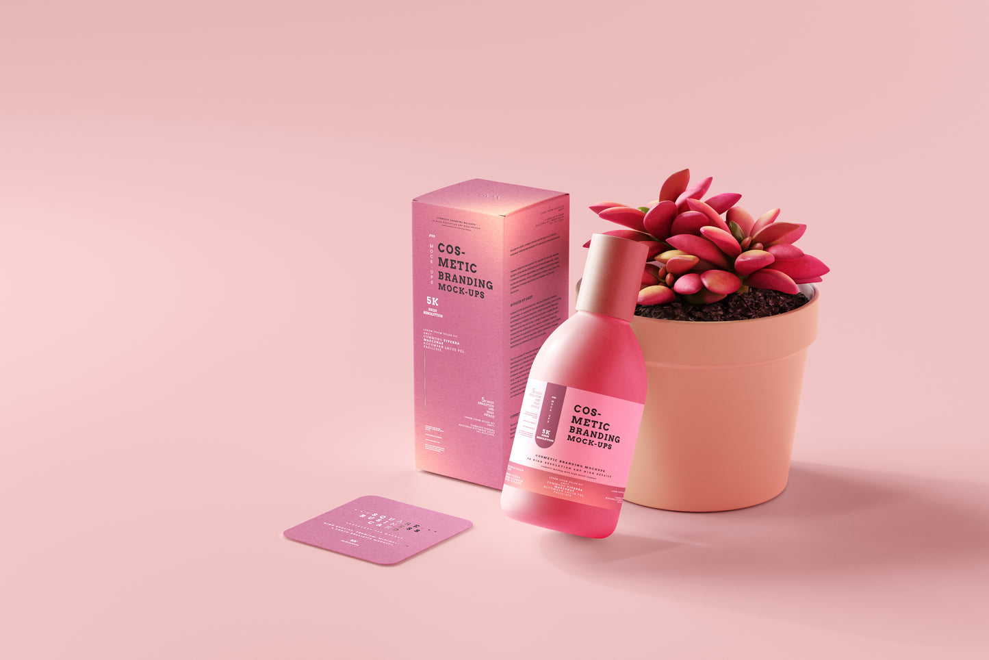 101 Cosmetic Branding Mockup Scenes