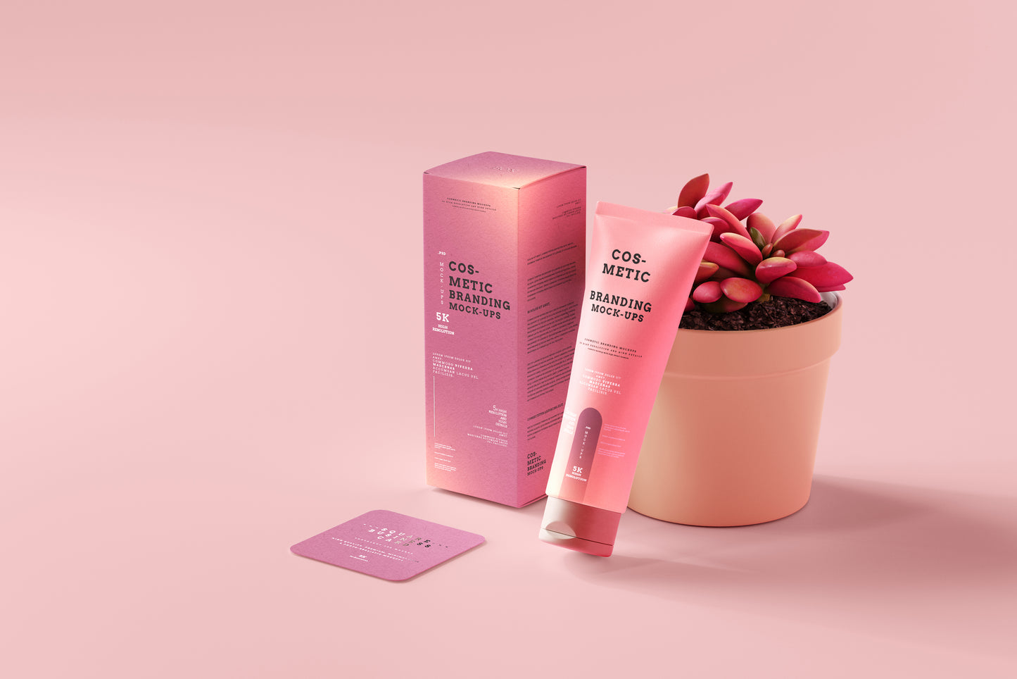 101 Cosmetic Branding Mockup Scenes