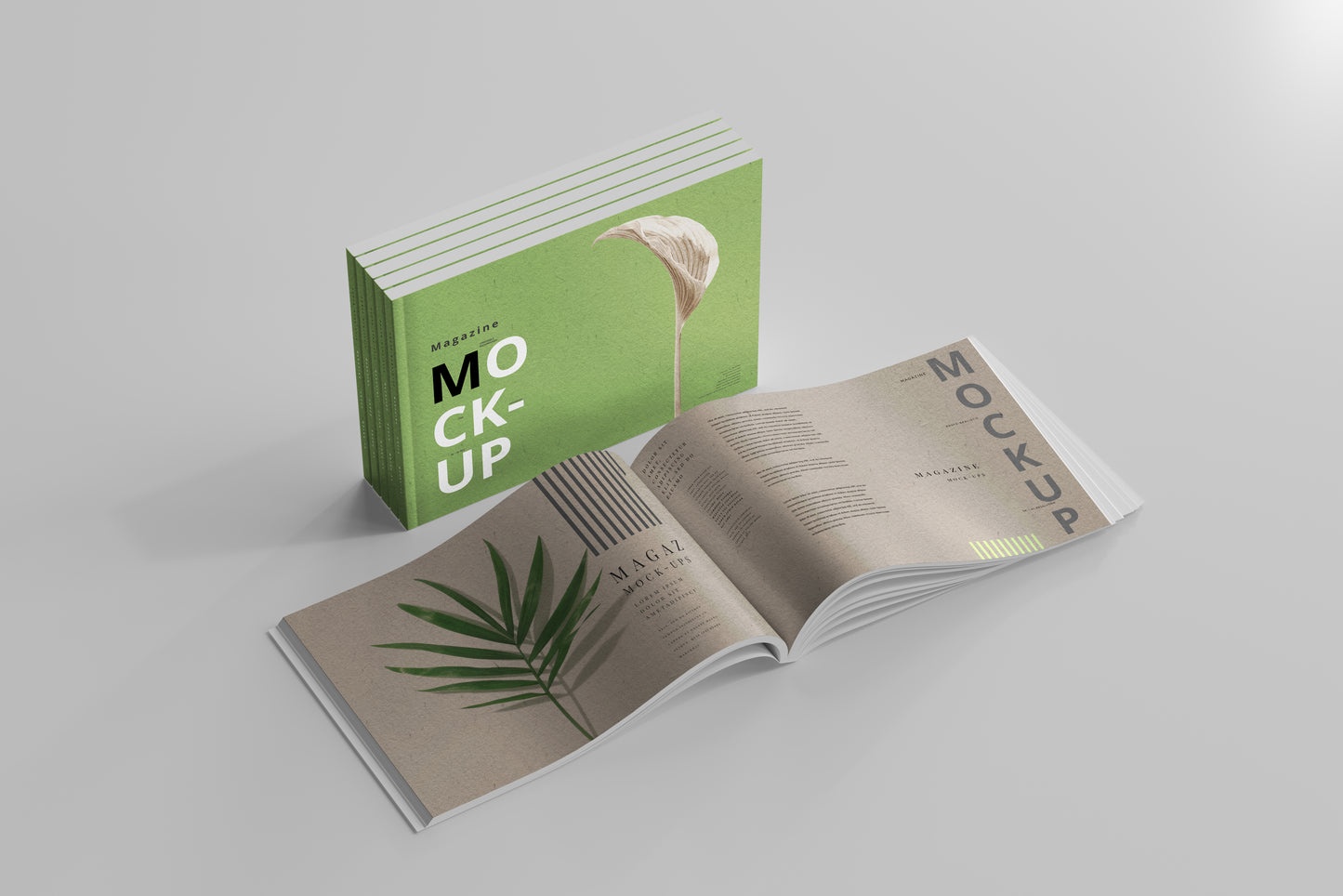 Landscape Magazine Mockups