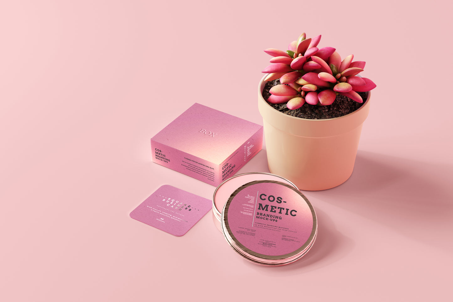 101 Cosmetic Branding Mockup Scenes