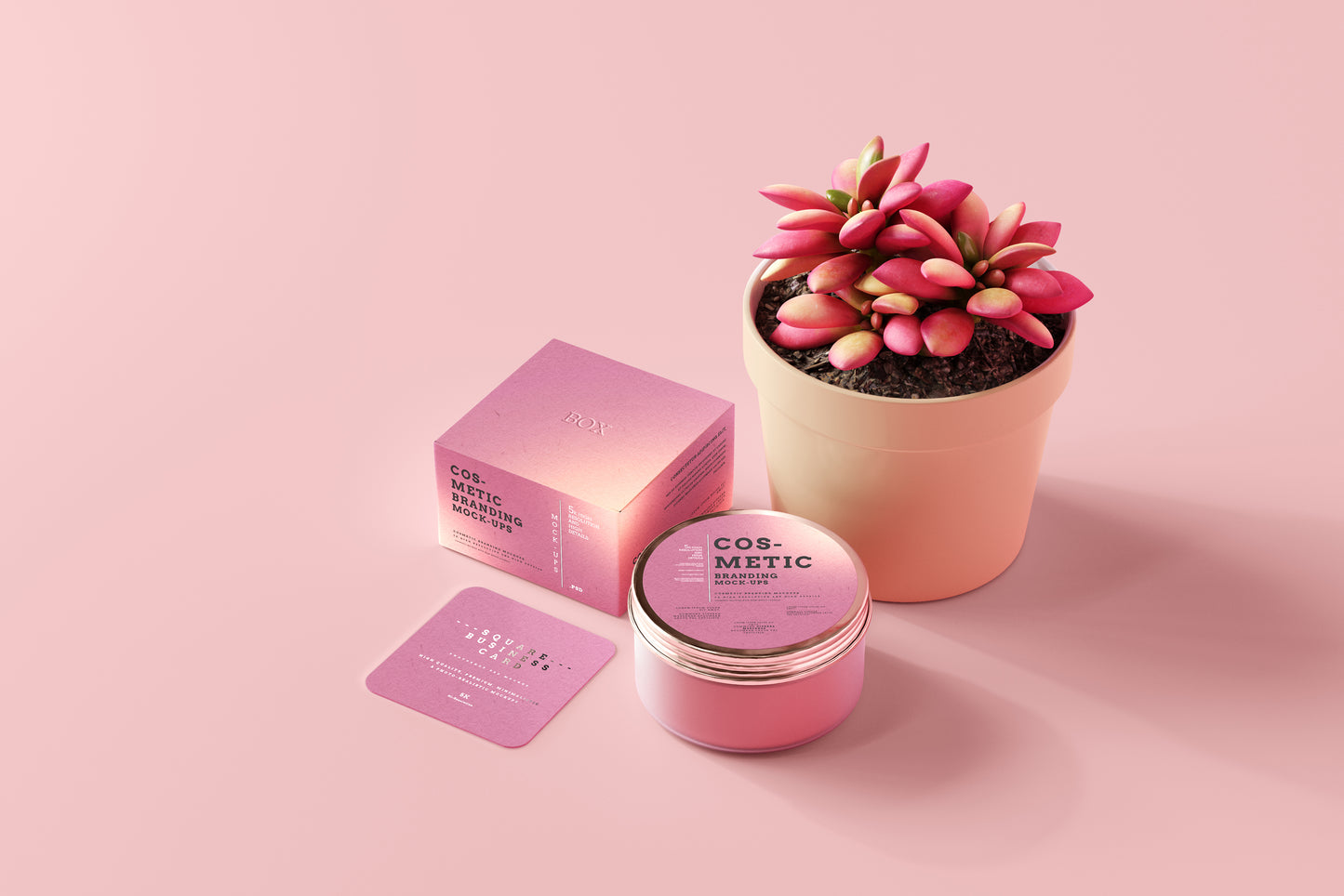 101 Cosmetic Branding Mockup Scenes