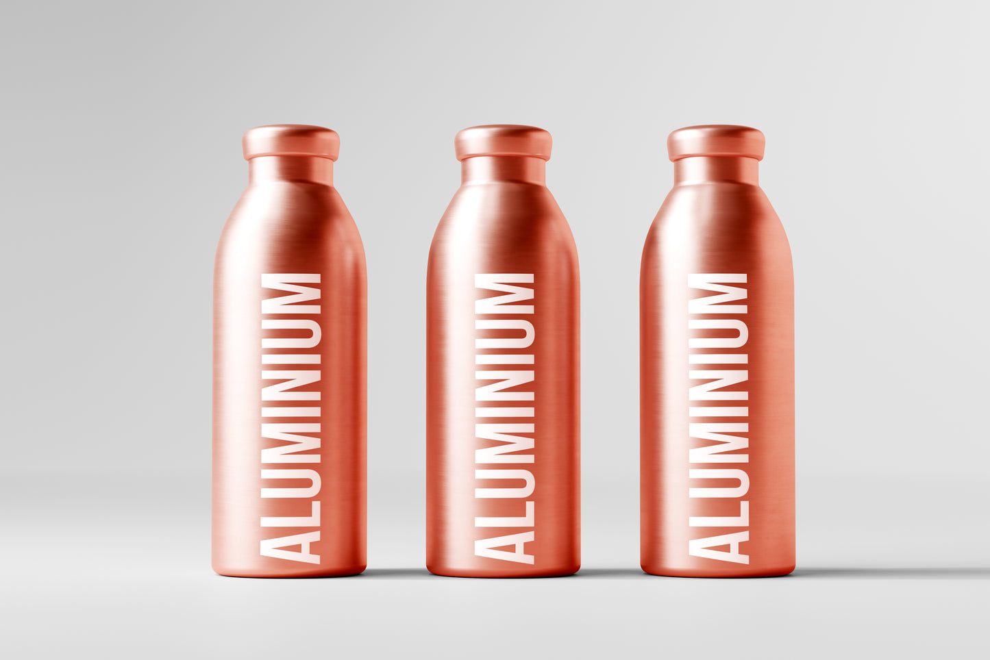 Aluminum Water Bottle Mockups