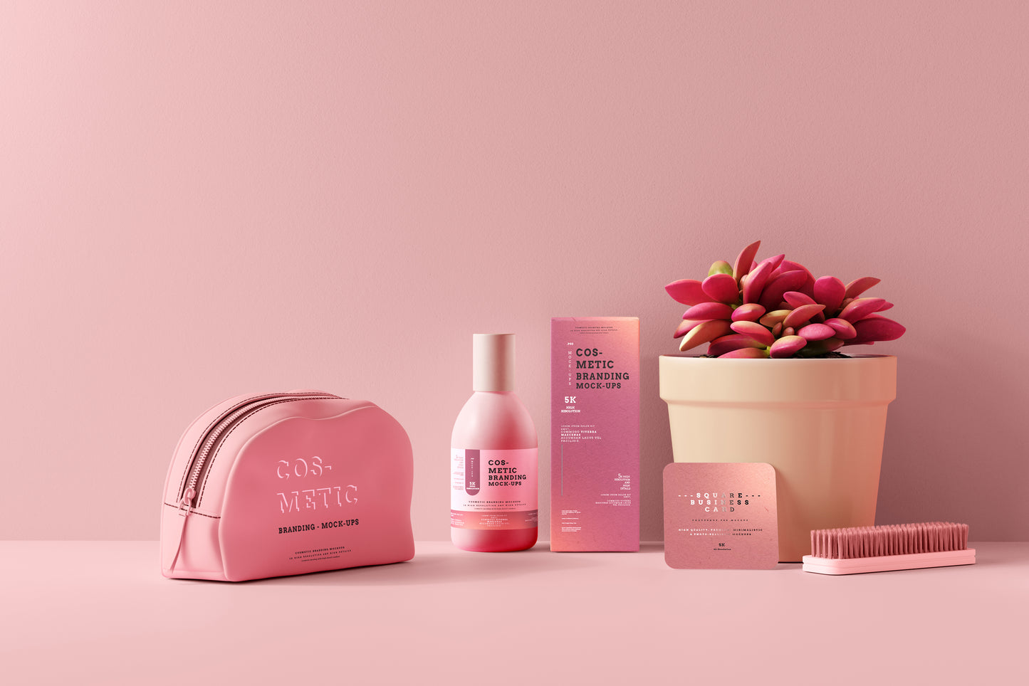 101 Cosmetic Branding Mockup Scenes