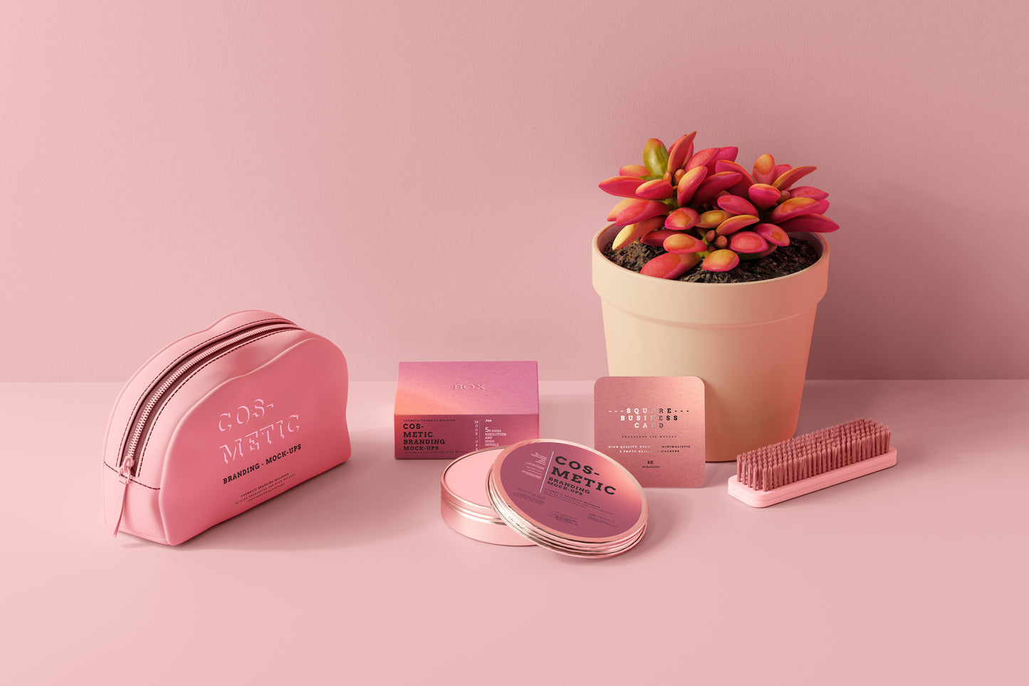 101 Cosmetic Branding Mockup Scenes
