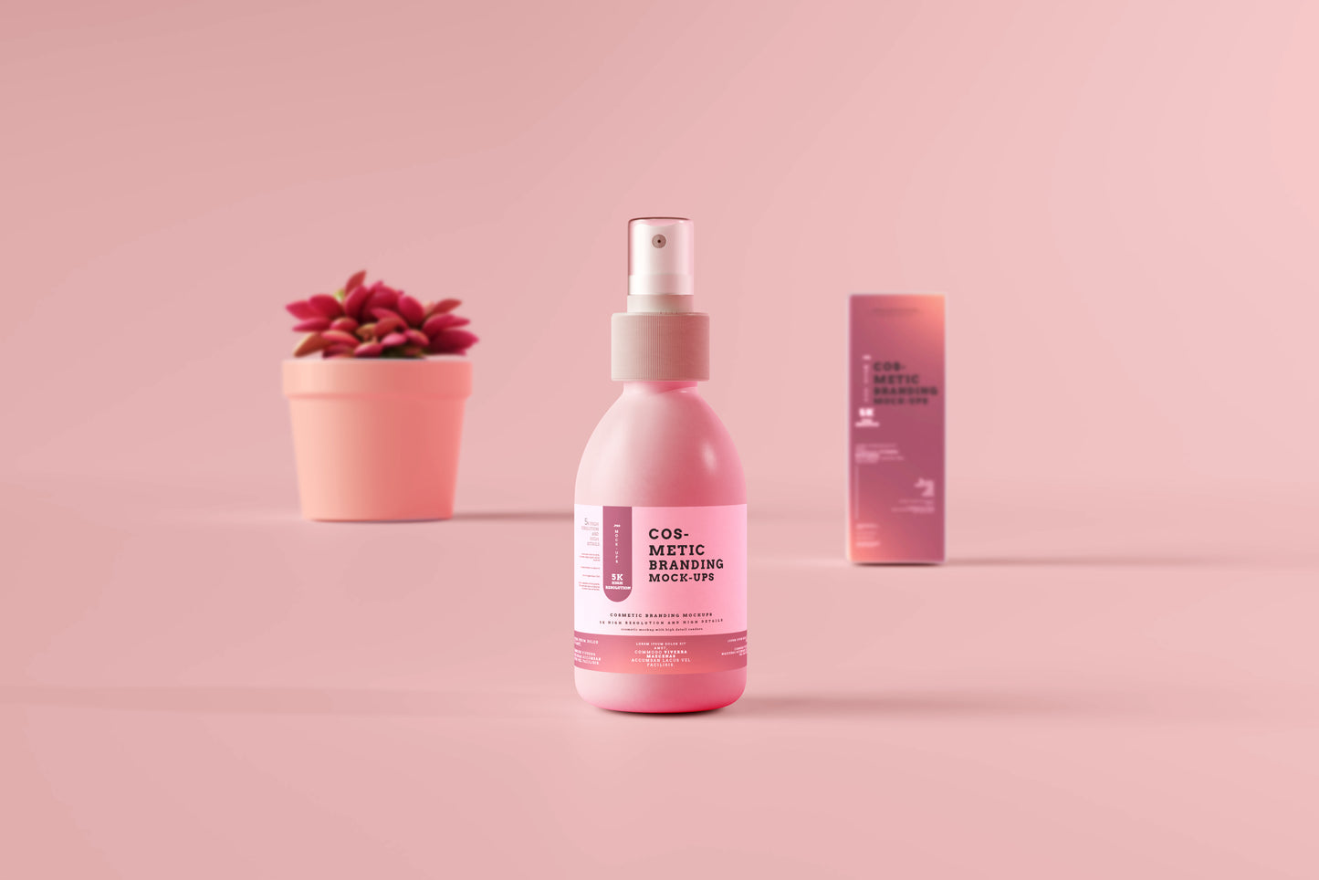 101 Cosmetic Branding Mockup Scenes