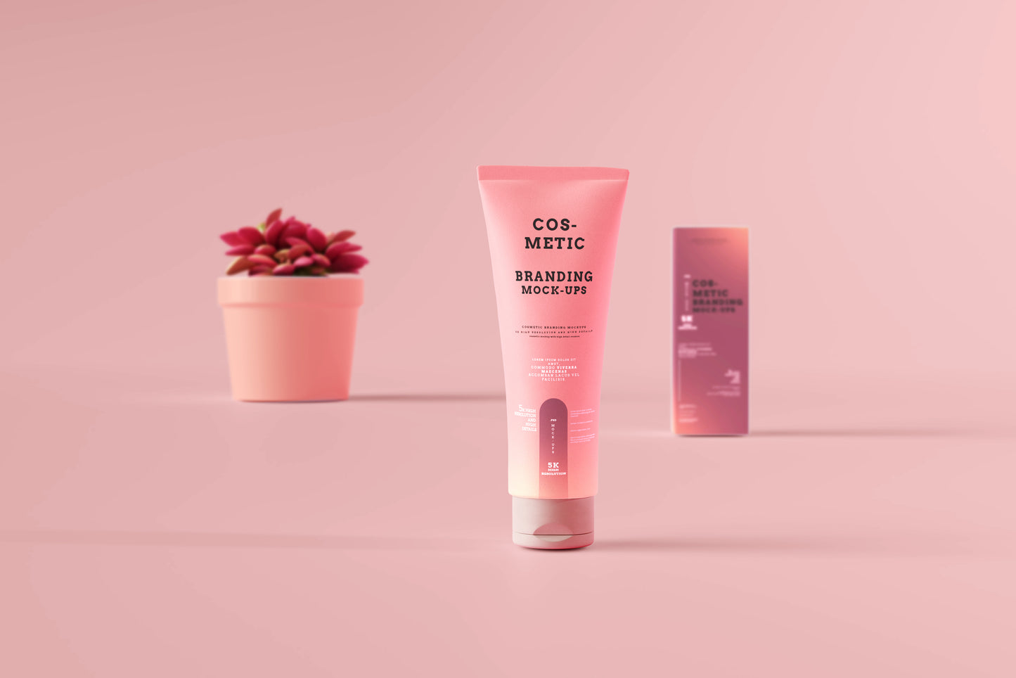 101 Cosmetic Branding Mockup Scenes