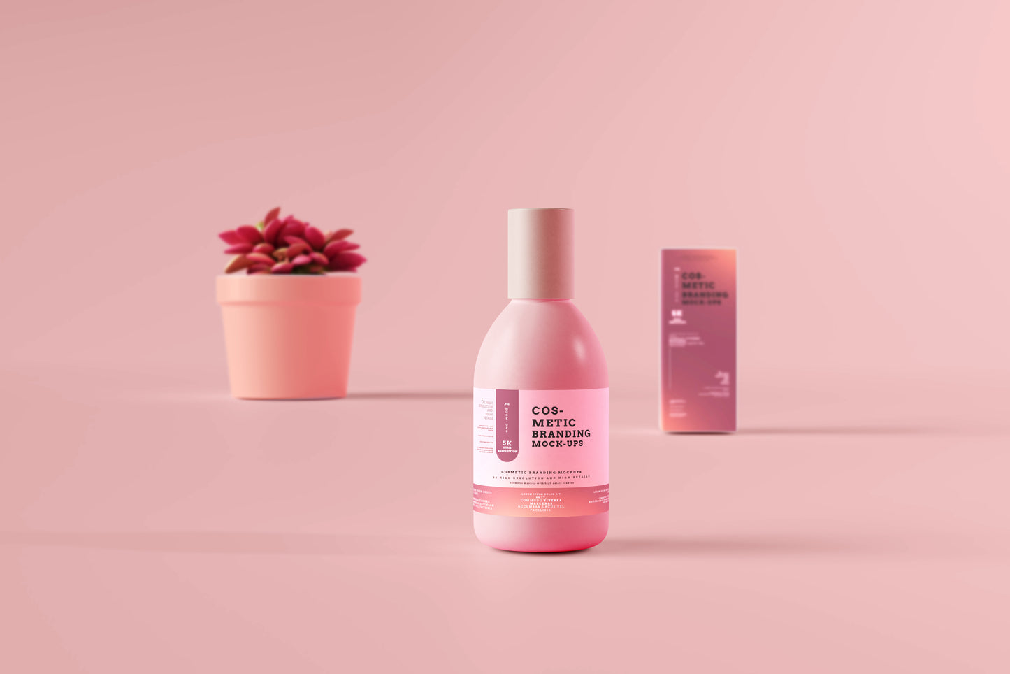 101 Cosmetic Branding Mockup Scenes