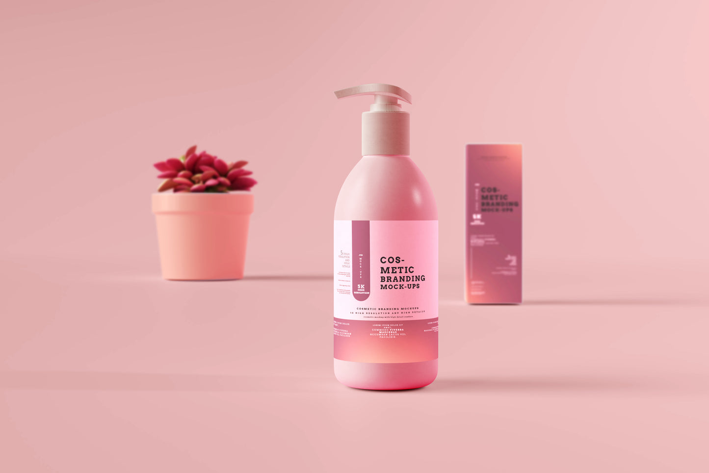 101 Cosmetic Branding Mockup Scenes