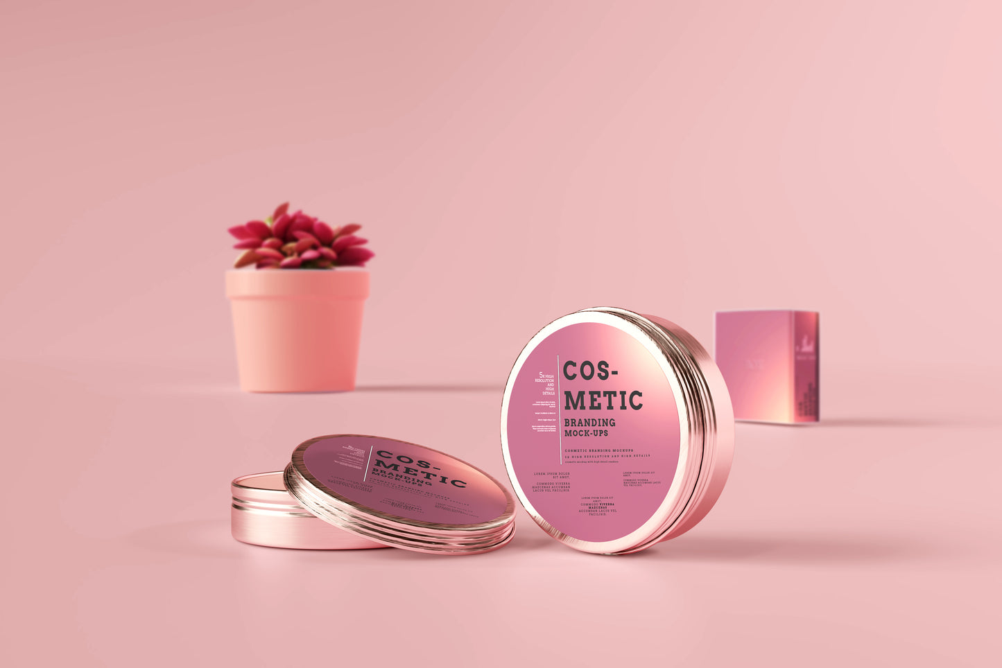 101 Cosmetic Branding Mockup Scenes