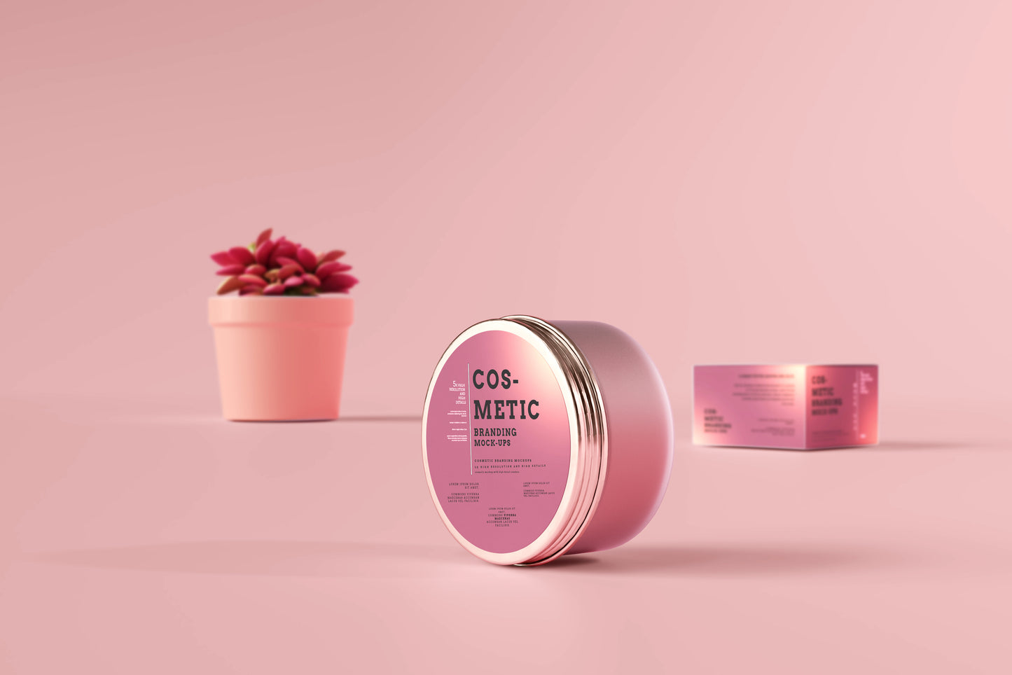 101 Cosmetic Branding Mockup Scenes