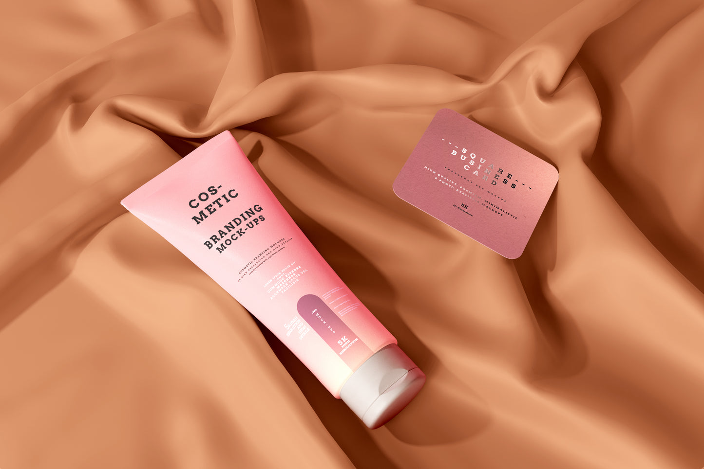 101 Cosmetic Branding Mockup Scenes