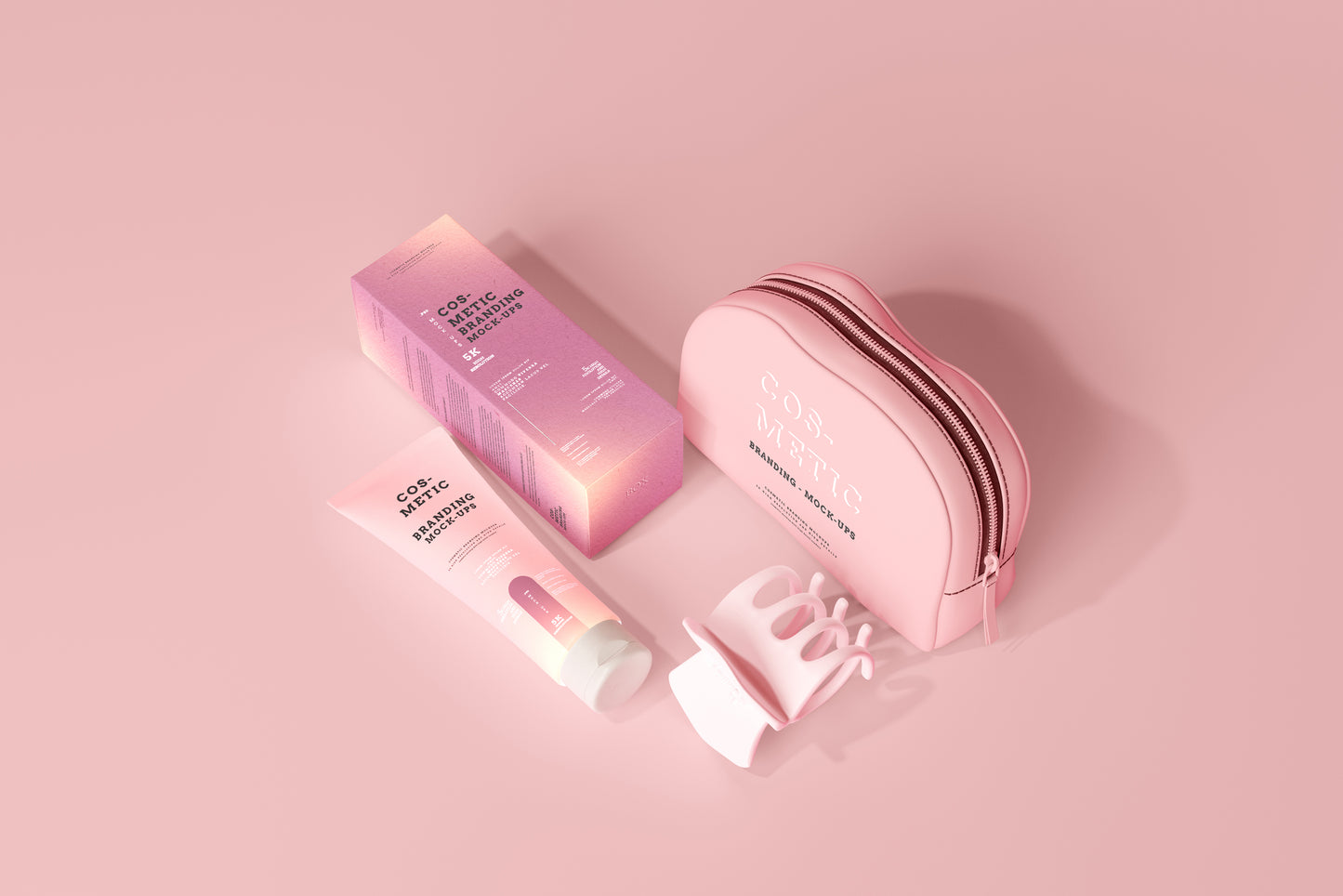 101 Cosmetic Branding Mockup Scenes