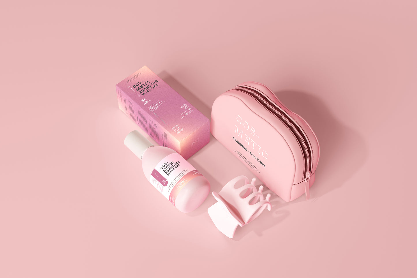 101 Cosmetic Branding Mockup Scenes