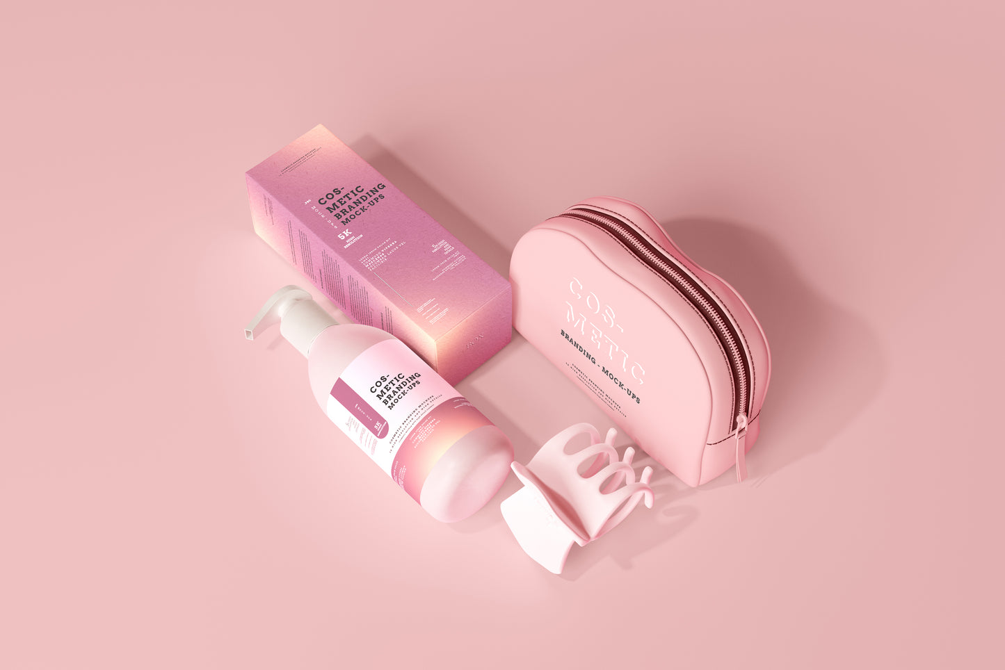 101 Cosmetic Branding Mockup Scenes