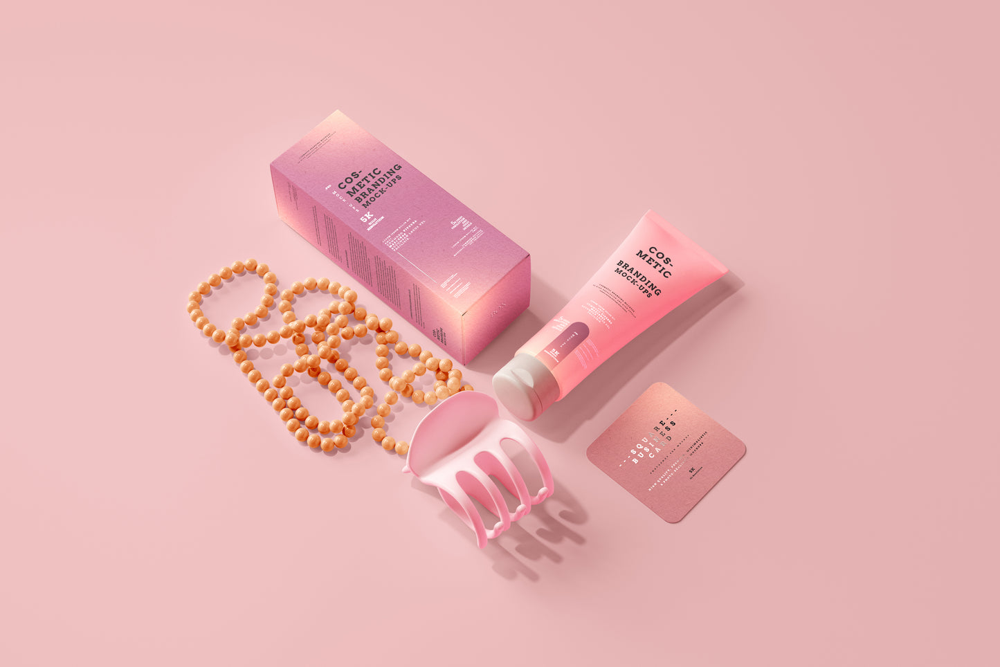 101 Cosmetic Branding Mockup Scenes