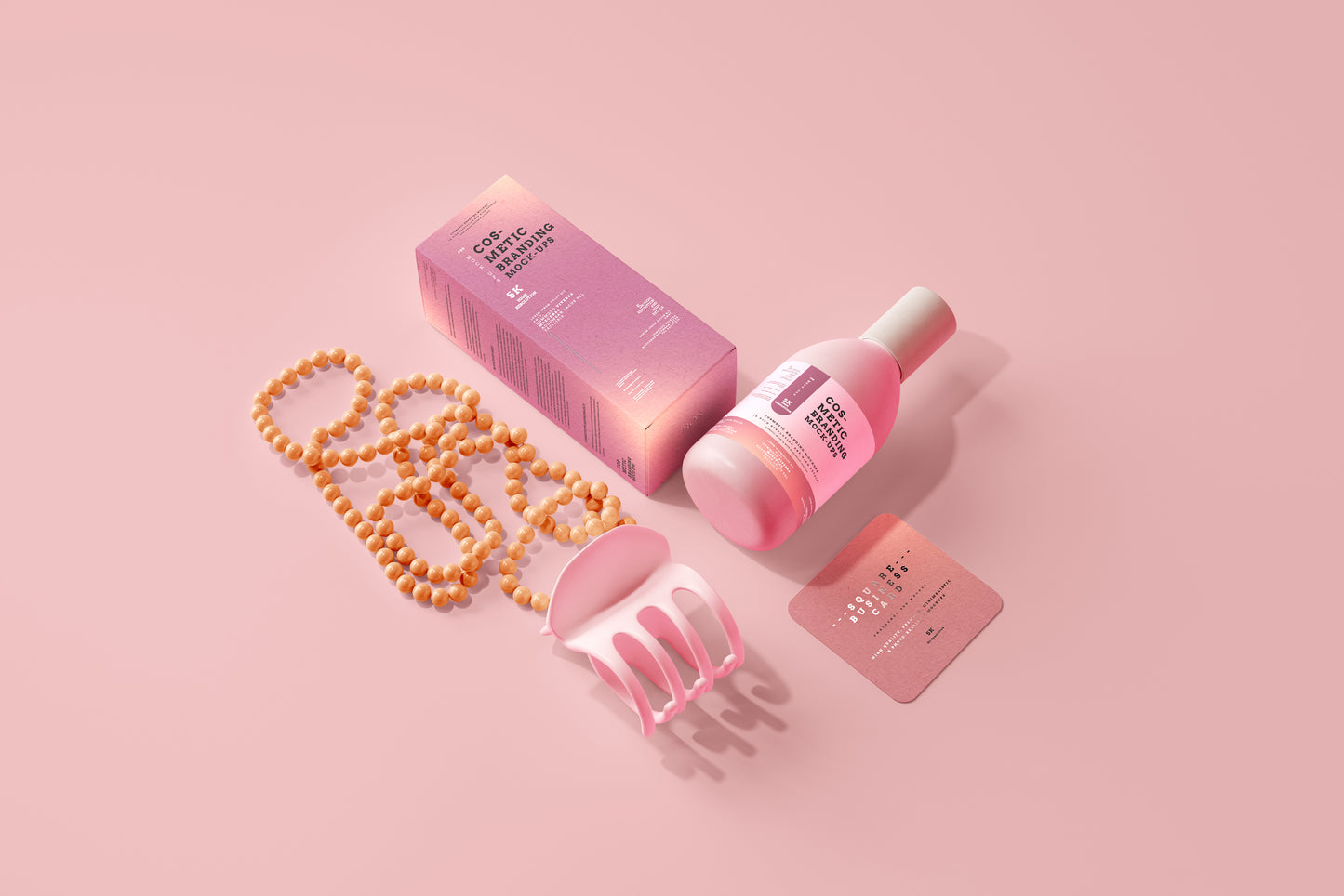 101 Cosmetic Branding Mockup Scenes