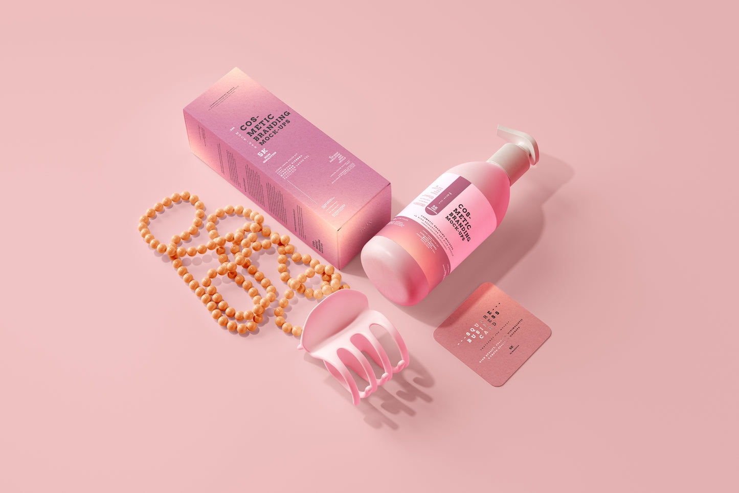 101 Cosmetic Branding Mockup Scenes