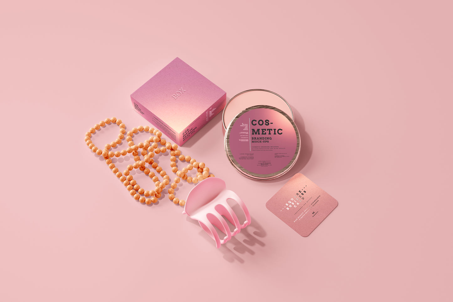 101 Cosmetic Branding Mockup Scenes