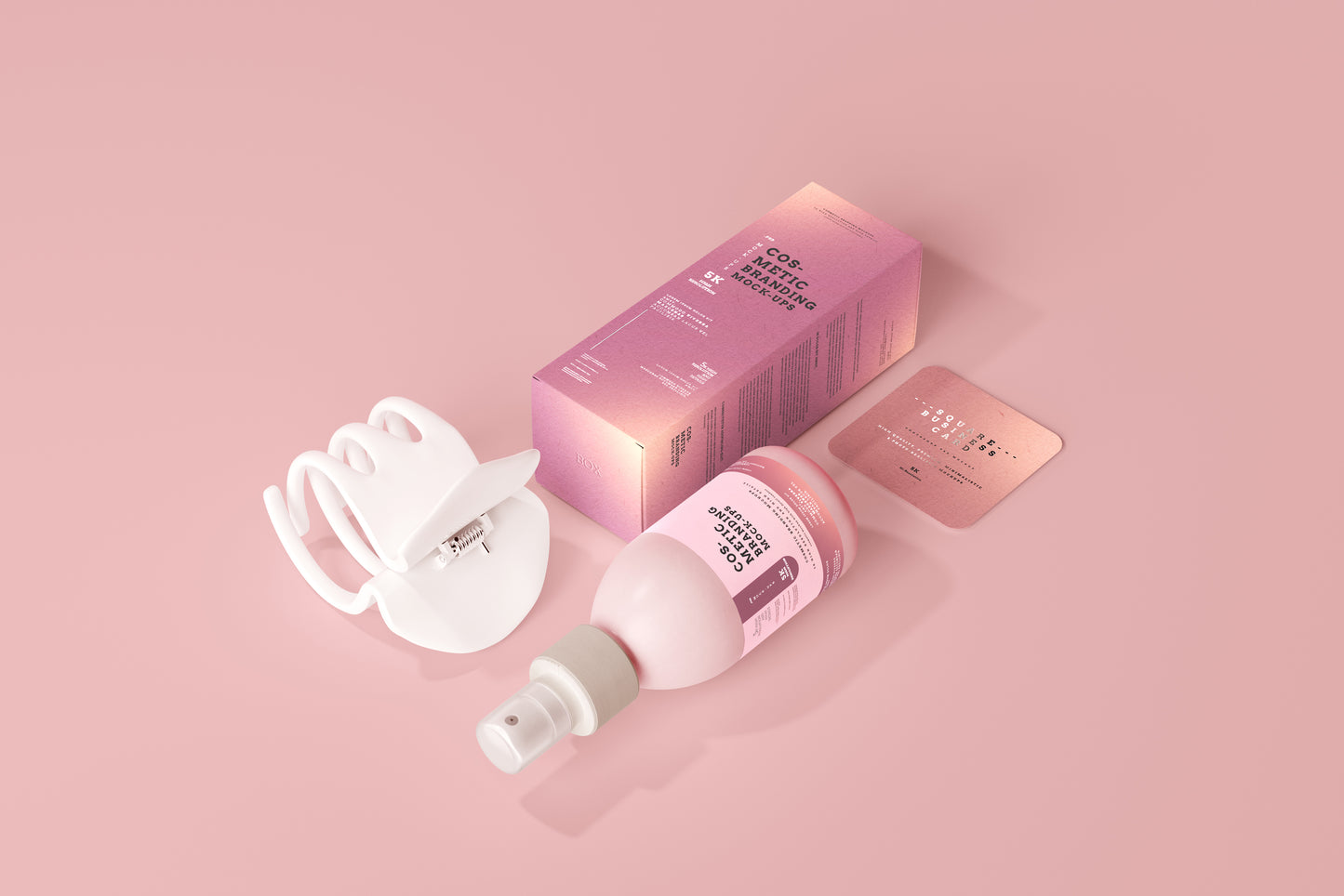 101 Cosmetic Branding Mockup Scenes