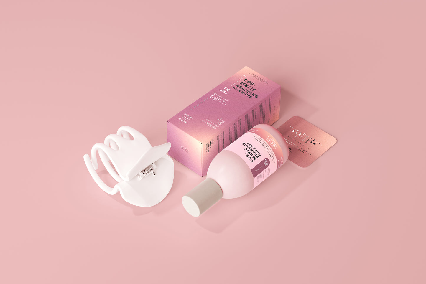 101 Cosmetic Branding Mockup Scenes