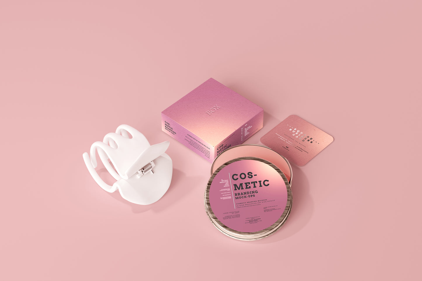 101 Cosmetic Branding Mockup Scenes