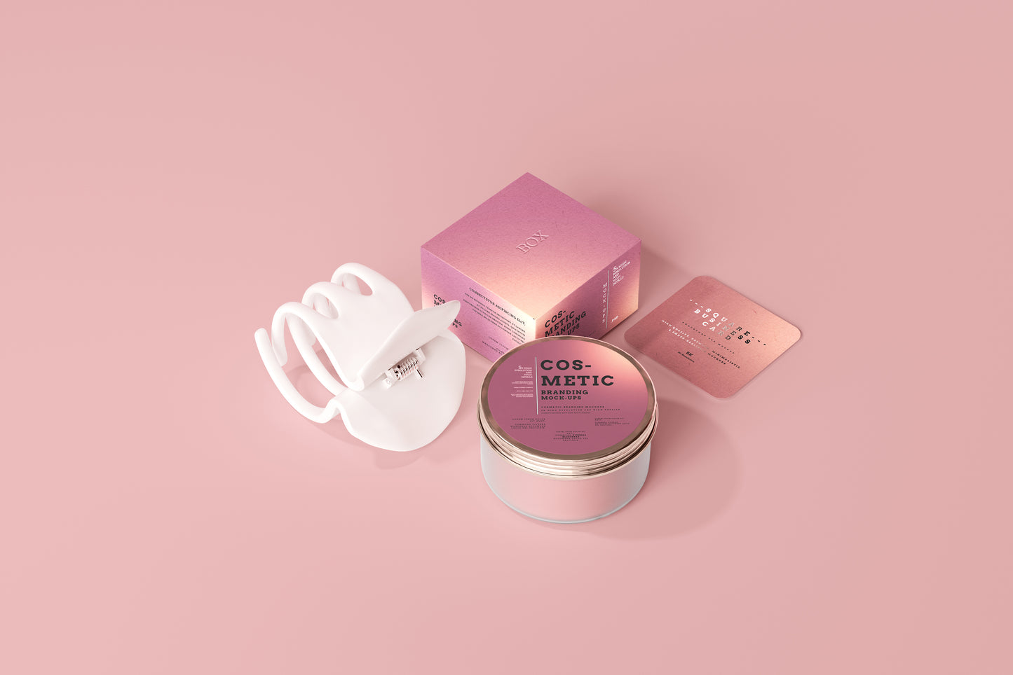 101 Cosmetic Branding Mockup Scenes